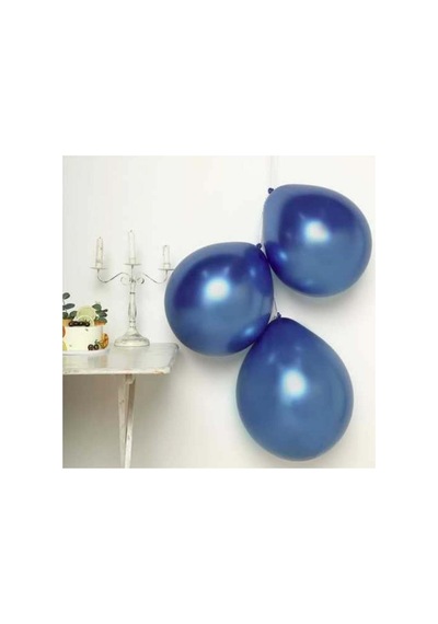 Metalik Karışık Balon Seti 20 Adet Turkuaz