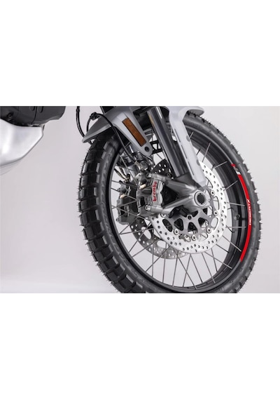 Ducati Desert X Jant Dışı Kırmızı Şerit Sticker Model