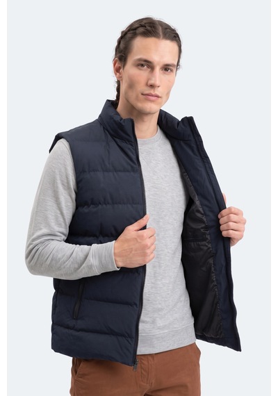 Slazenger Zane I Erkek Şişme Lacivert Yelek