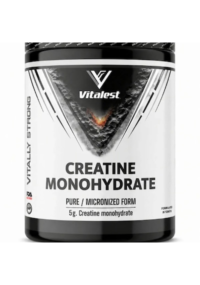 Vitalest Creatine Monohydrate Pure Micronized Form 5 G Kreatin Monohidrat Sporcu Takviyesi