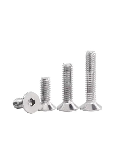 Havşa Başlı İnox İmbus 10.9 Dın 7991 A2 Paslanmaz Çelik Civata M5x12 Mm 20 Adet