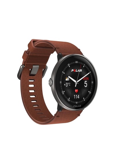Polar Ignite 3 Fitness Ve Yaşam Saati Titanium Lthr Brnz M/l