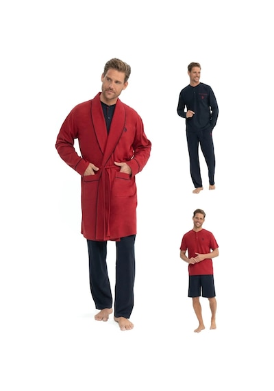 U.s. Polo Assn. Erkek Çeyizlik 5'li Pijama Takım 001