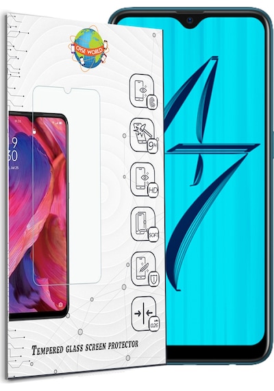 Oppo AX7 ile Uyumlu Temperli Ekran Koruyucu Kırılmaz Cam