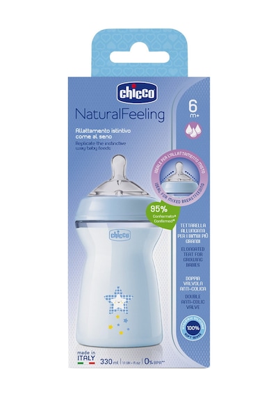 Chicco Naturalfeelıng Pp Biberon 6 Ay330ml-boy 00081335200000