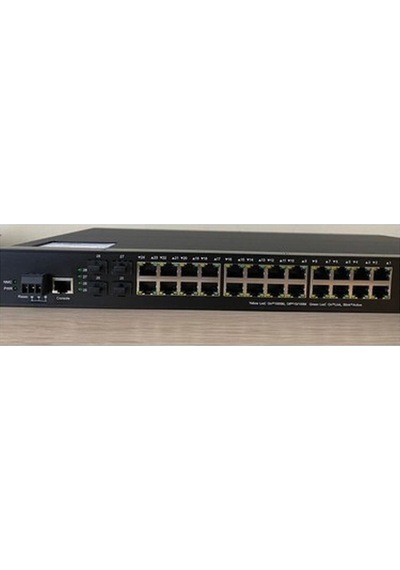 Scodeno 24 Port Bakır 24 10/100/1000 Port 2 1000 Port Fiber Girişli 28 Port Endüstriyel Yönetilebilir Poe Switch8