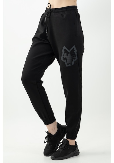 Maraton Sportswear Comfort Kadın Dönüşlü Paça Basic Siyah-siyah Pantolon 22028-siyah-siyah Siyah - Siyah