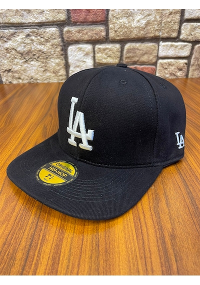 Hamze La Los Angeles Hiphop Snapback Rapper Baseball Drip Şapka Cap Siyah - Beyaz