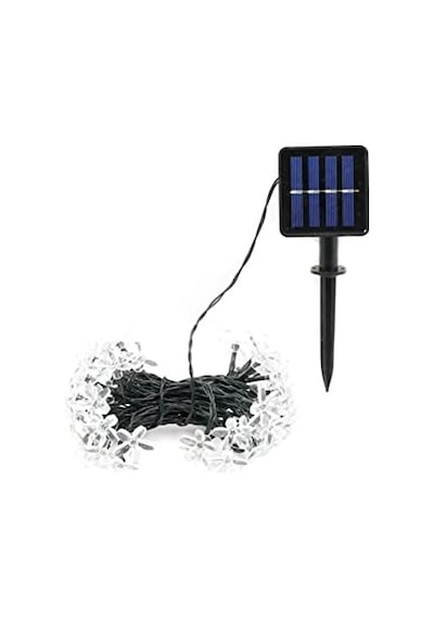 30 Ledli Solar Çiçekli Günışığı Bahçe Aydınlatma Dekorasyon Güneş Enerjili 1430 10 Parça Siyah