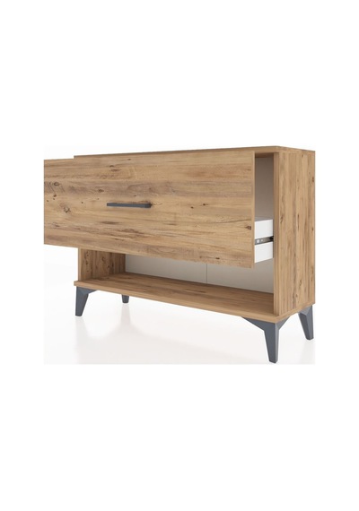 Arges Şifonyer Tek Çekmeceli 88x30x64 Çam-çam Çam