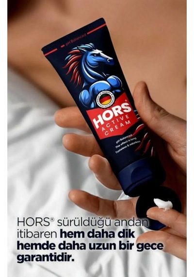 Hors Active Cream Gecikme Ve Sertleşme P.enis Kremi 50ml 3 Adet + 1 Adet Jel