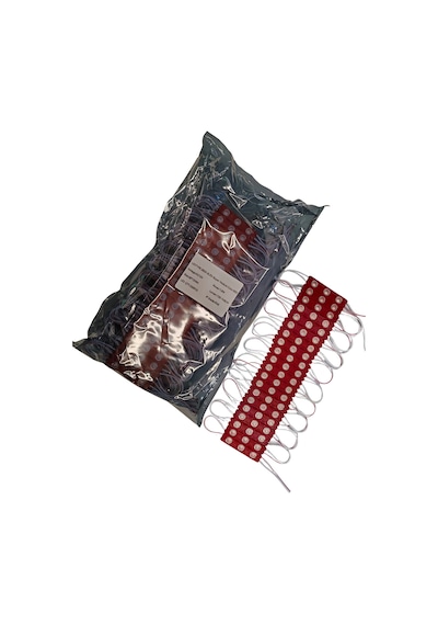 200 Adet 12 Volt 1.2 Watt 3 Lensli Kırmızı Led Modül Ip65 1 Paket