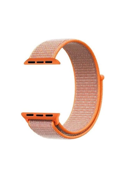 Microsonic Apple Uyumlu  Watch Series 8 45 MM Hasırlı Kordon Woven Sport Loop