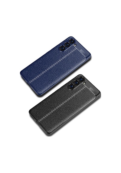 Galaxy S23 Plus Kılıf Zore Niss Deri Desenli Silikon Kılıf