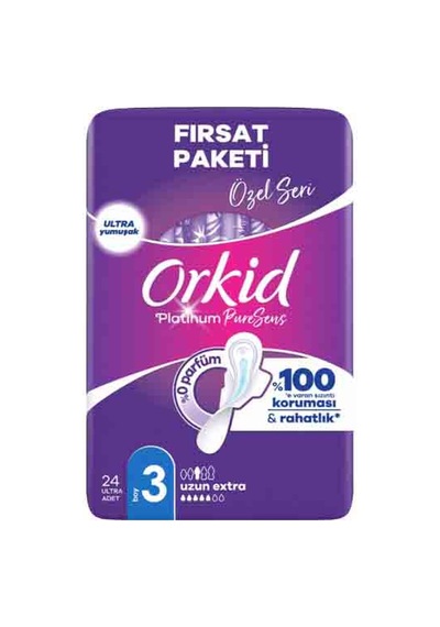 5 Adet Orkid Platinum Özel Seri Uzun Extra 24'lü