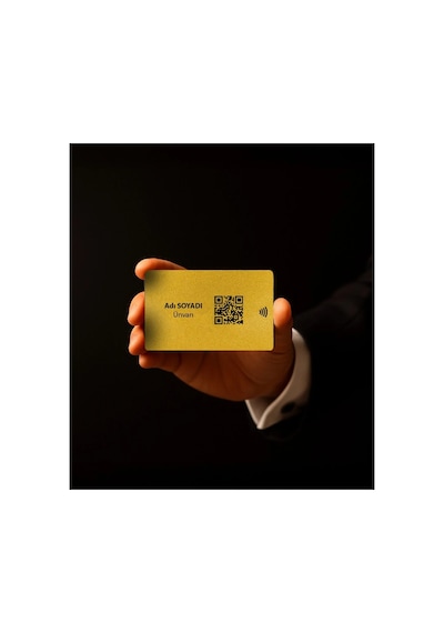Nfc Dijittal Gold Kartvizit Kişileştirilebilir