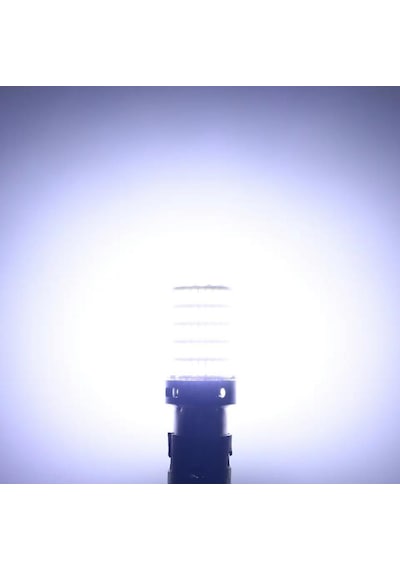 P21w Ba15s 1156 144 Ledli Ultra Parlak Geri Vites Park Ampül Tek Duy Beyaz 2 Adet P21w Ampül