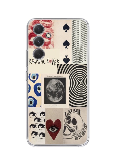 Samsung Galaxy Uyumlu M15 Silikon Desen092 Çok Renkli