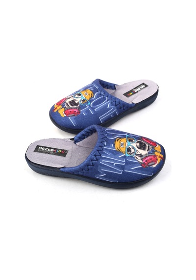Gezer 13757 Erkek Çocuk Ev-halı Terliği Lacivert