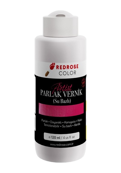 Akrilik Su Bazlı Parlak Vernik 120ml 0.25 KG