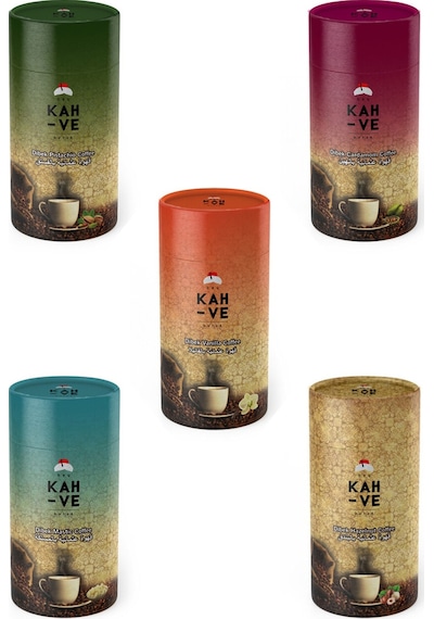 Bey Coffee Roastery Tanışma Seti Dibek Kahvesi Çeşitleri Silindir 5 x 250 G