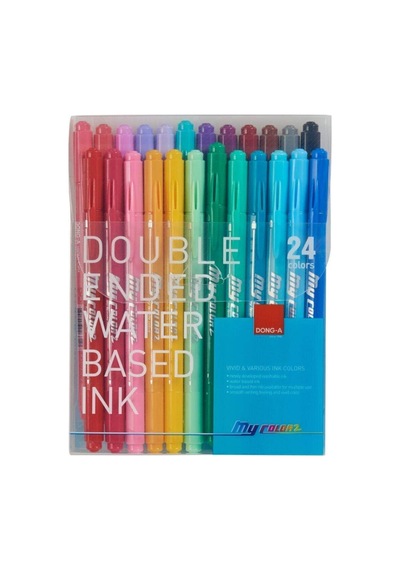 Dong-a-my Color 2 Cift Taraflı Keçeli 24 Renk Set