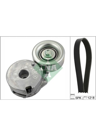 Renault Clio 2005-2014 Arası 2.0 16v Ina Marka Vantilatör Kayış Seti