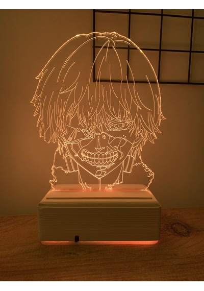 Tokyo Ghoul Ken Kaneki 16 Renk Gece Lambası