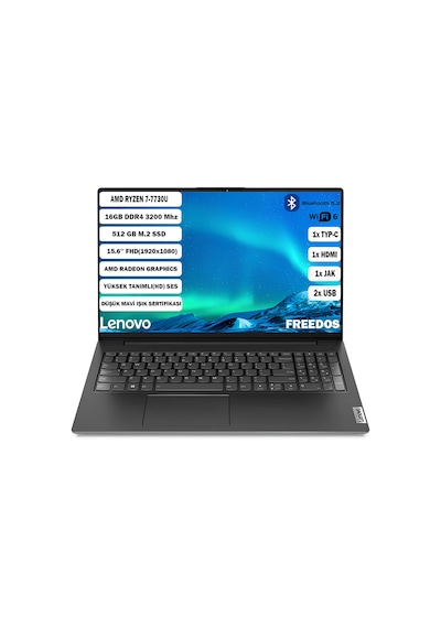 Lenovo V15 G4 ABP 82YY0012TR165 R7-7730U 16 GB 512 GB SSD 15.6" Dos Dizüstü Bilgisayar
