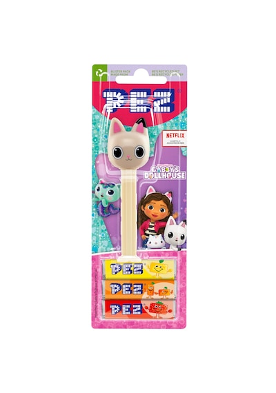 Pez Dispenser Gabby's Dollhouse Pandy Paws Meyve Aromalı Şekerleme Makinesi Ve Şekerleme Yedekleri