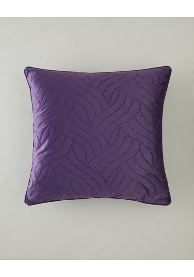 English Home Spiral Kırlent 45x45 Cm Mor Mor