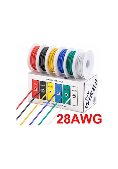 28awg 60 Metre Jumper Kablo Seti Breadboard Bağlantı Kablosu