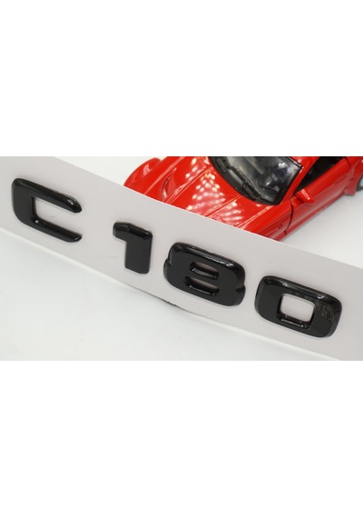 C 180 Bagaj Parlak Siyah ABS 3M 3D Yazı Logo