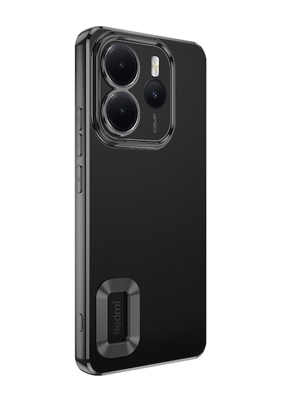 Redmi Note 14 4g Kılıf Kamera Korumalı Logo Gösteren Mkst Omega Kapak - Derin Mor Mor