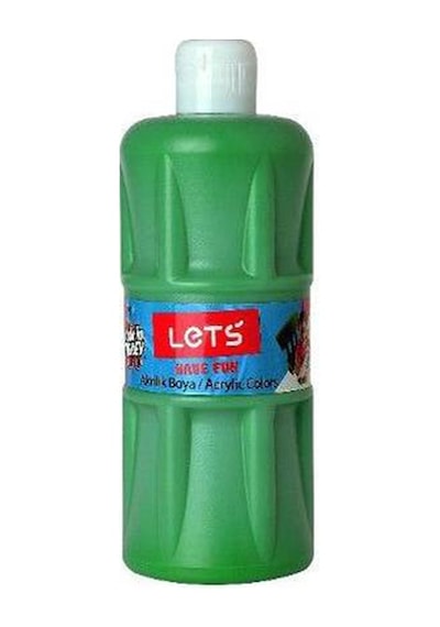 Lets Akrilik Boya 500 Ml Yeşil L-5307 Çok Renkli