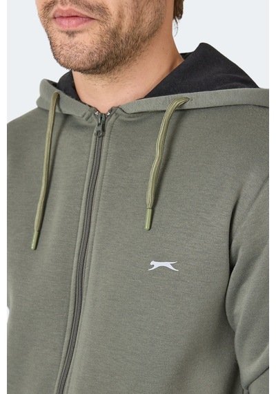 Slazenger Majestıc I Erkek Haki Sweatshirt Haki