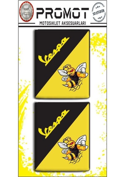 Vespa Damla Logo Sticker 09 Diğer