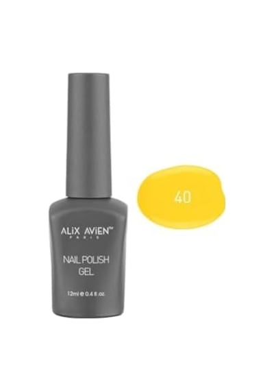Uv Kalıcı Sarı Jel Oje 40 - Gel Polish - 12 Ml