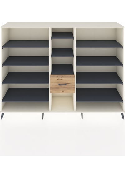 Hyperion Dolap 11 Raflı 3 Çekmeceli 220x44x163 Aytaşı-antrasit/ç Aytaşı-antrasit/çam Hyperion Dolap 11 Raflı 3 Çekmeceli 220x44x163 Aytaşı-antrasit/ç Aytaşı-antrasit/çam