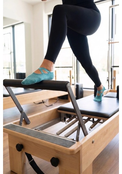 Saysez Bambu Kadın Kaydırmaz Taban Silikon Baskı Pilates Yoga Fitness Dans Aktivite Babet Çorabı Su Yeşili