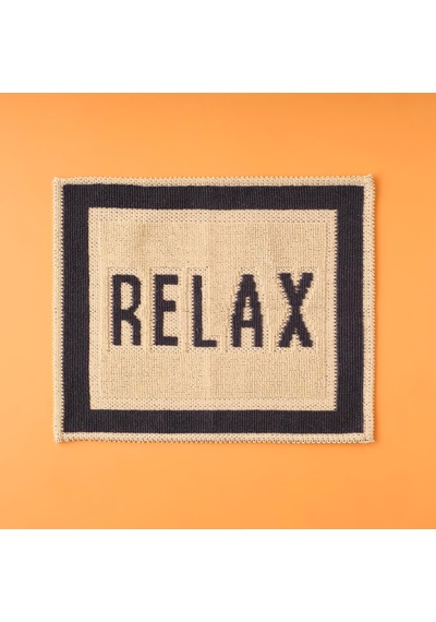 Relax Harf Baskılı%80 Pamuk%20 Polyester Paspas Takımı, Beyaz, 1 Adet 60x100 Cm / 1 Adet 50x60 Cm Çok Renkli