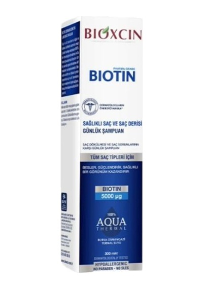 Biotin Şampuan, 300 Ml, Sağlıklı Saç Ve Saç Derisi Günlük Şampuan