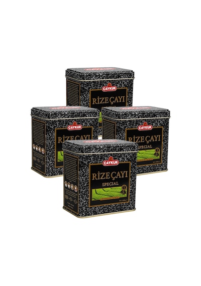 Rize Çayı Hediyelik Teneke Kutu 200 Gr. Dörtlü Paket