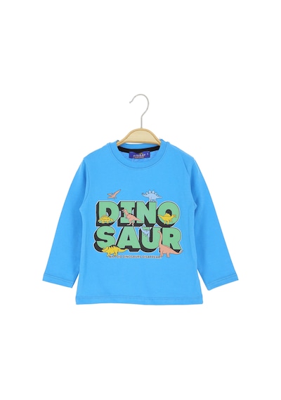 Crassi Erkek Çocuk Sweatshirt Yazılı Gök Mavi