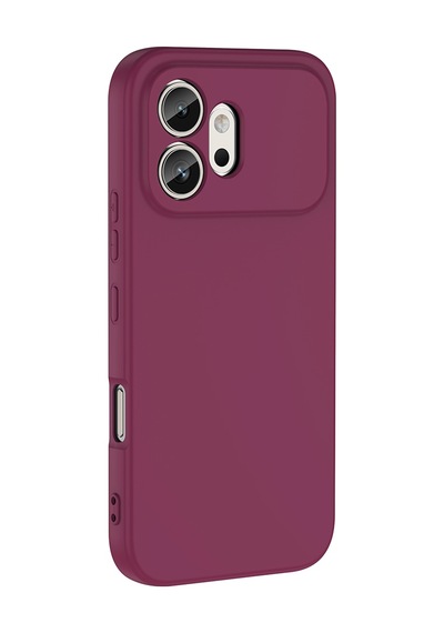 Honor 600  Içi Kadife Lansman Kılıf Ve Şeffaf Temperli Cam Ekran Koruyucu Koyu Mor