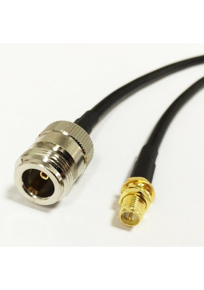 N Dişi - RP Sma Dişi Wireless Wifi Anten Kablosu 9 Metre