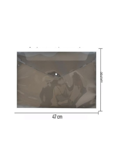 Artlantis A3 Çıtçıtlı Dosya Füme Transparan 5 Adet  47 x 33.5 CM
