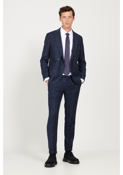 AC&Co / Altınyıldız Classics Slim Fit Dar Kesim Kırlangıç Yaka Tweet Desenli Takım Elbise Çok Renkli AC&Co / Altınyıldız Classics Slim Fit Dar Kesim Kırlangıç Yaka Tweet Desenli Takım Elbise Çok Renkli