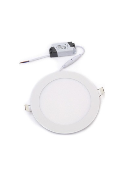 İnoled 12w Yuvarlak Sıva Altı Led Panel Beyaz-6500k