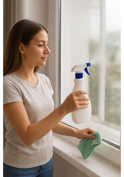 2 Li Tigerli Sıvı Püskürtücü Set, Spreyli Yağ Sirke Su Püskürtme Cam Temizlik Şişesi 1000ml+500ml